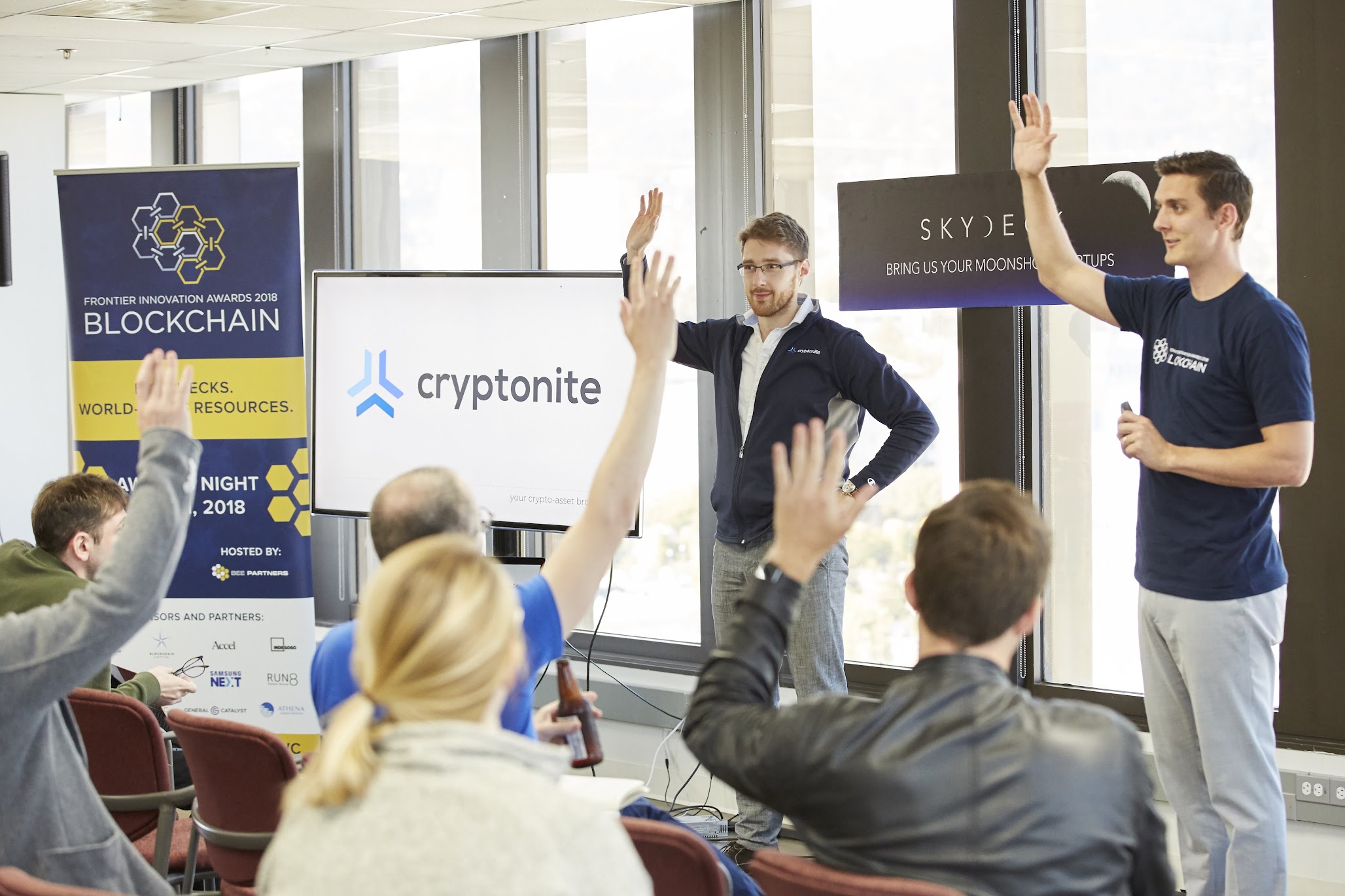 Michael Brendoerfer presenting at Berkeley Skydeck